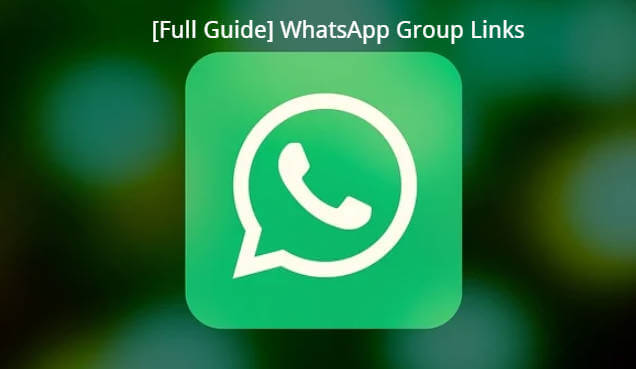 interface of whatsapp group links