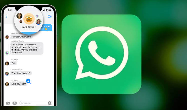  step1 for how to change group name on whatsapp 