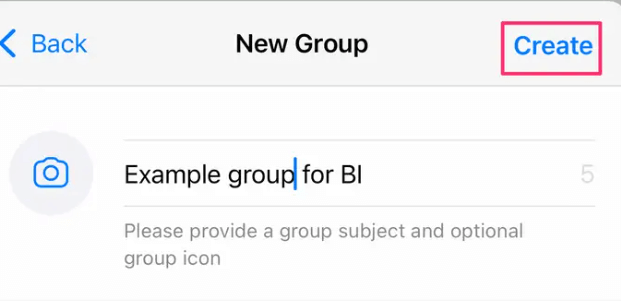 step 2 for How to Join a WhatsApp Group with Link