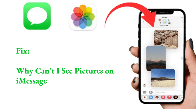 why aren't pictures loading in imessage guide