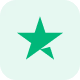 The Trustpilot star logo, indicating customer ratings.