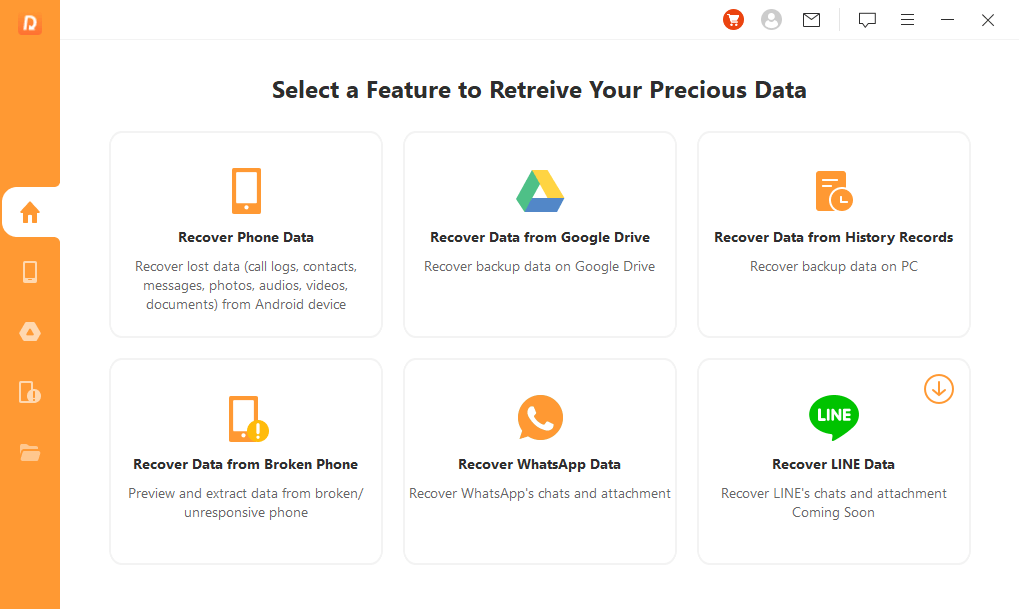 recover data from Google rive
