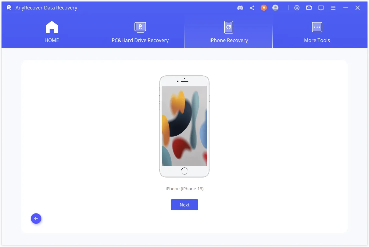 click restore to device to save