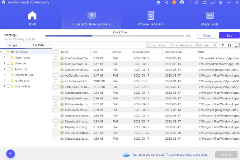 scan onedrive file 