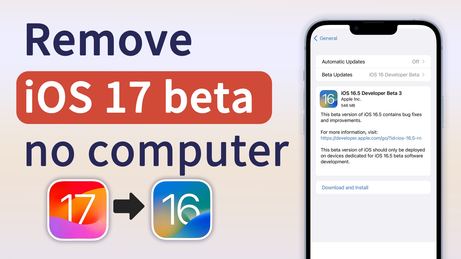 downgrade iOS 18