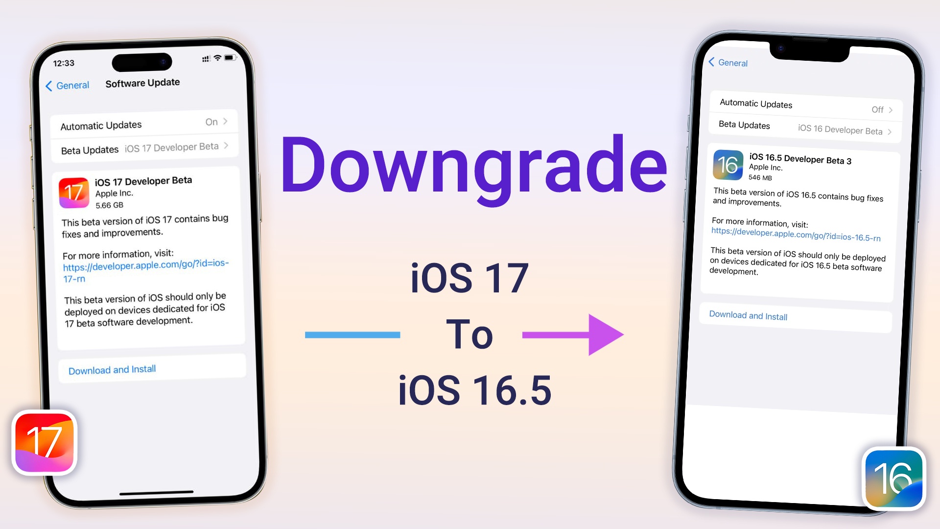 iOS 18 downgrade