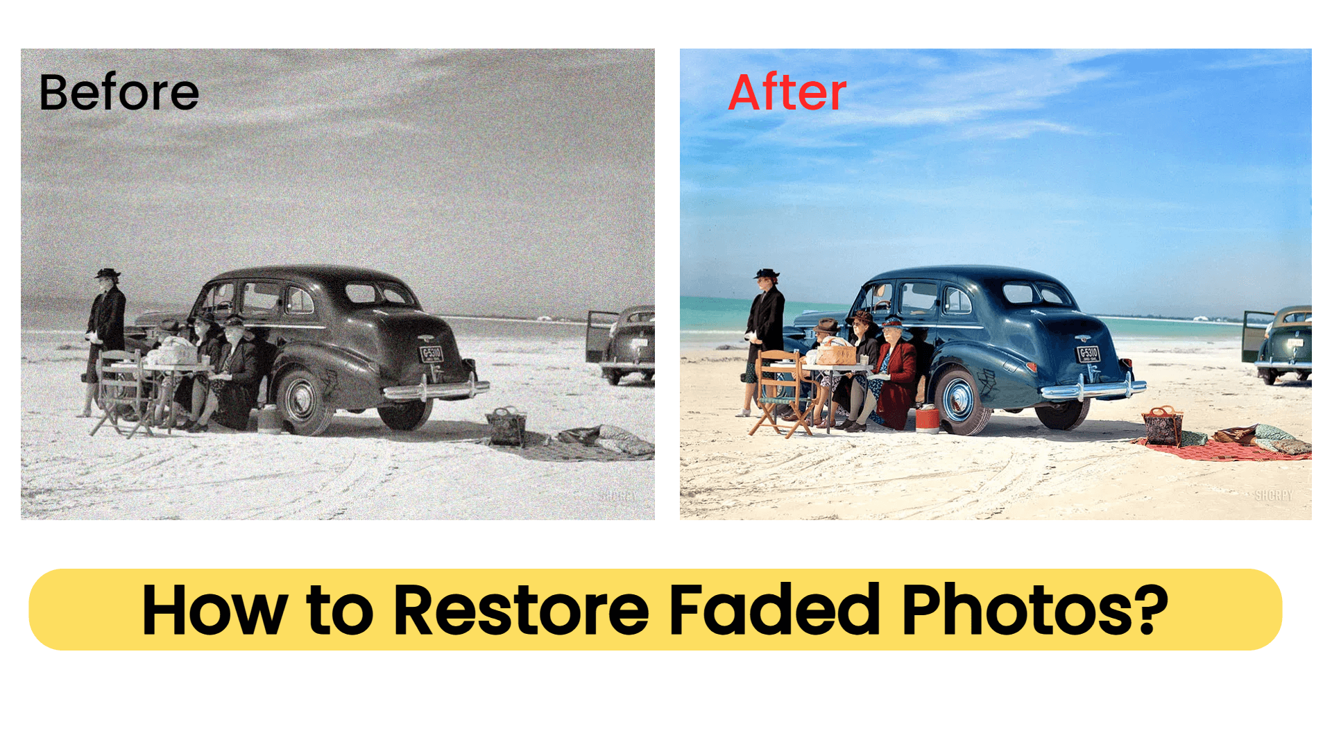 how to restore faded photos