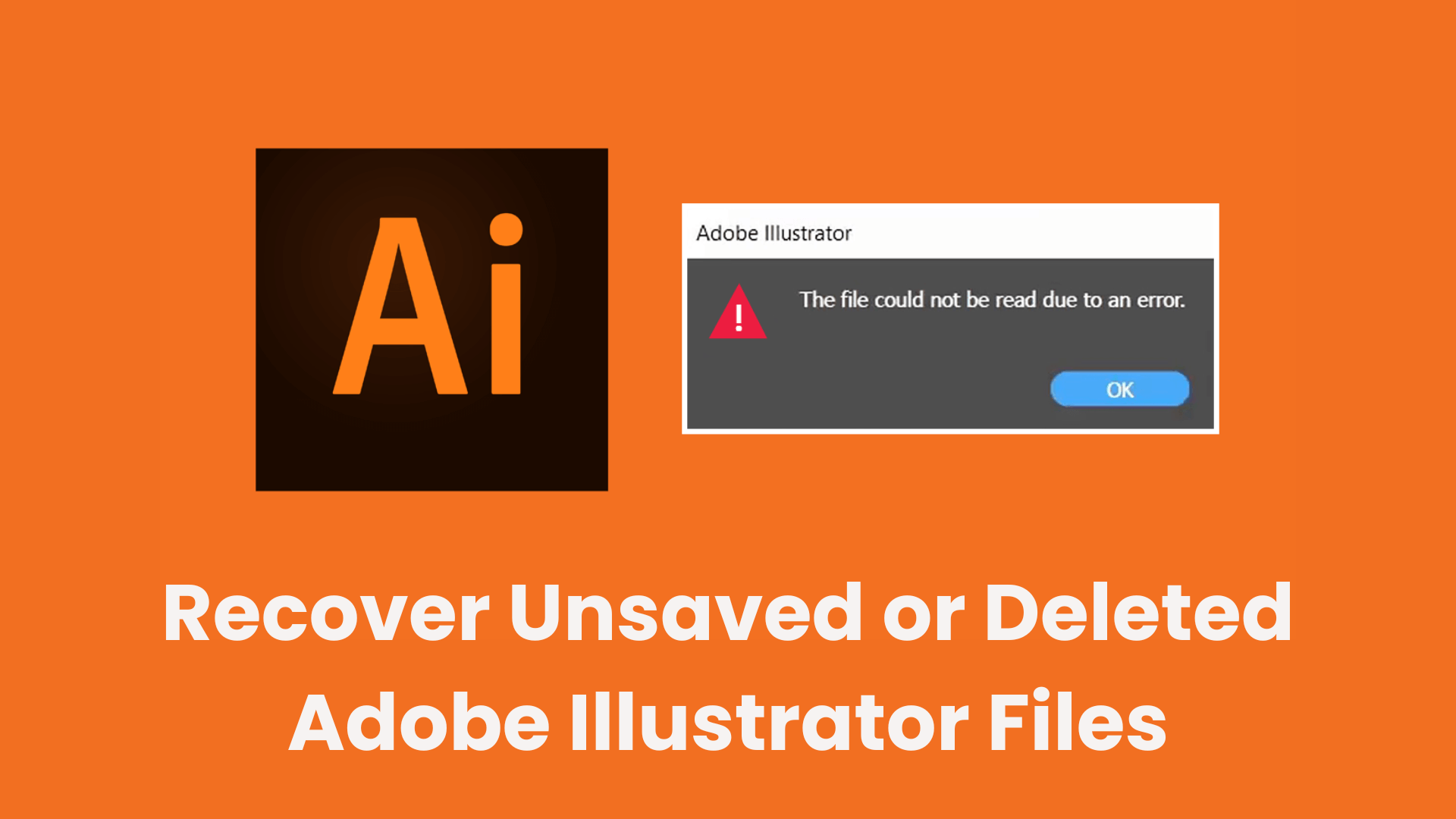 recover illustrator file