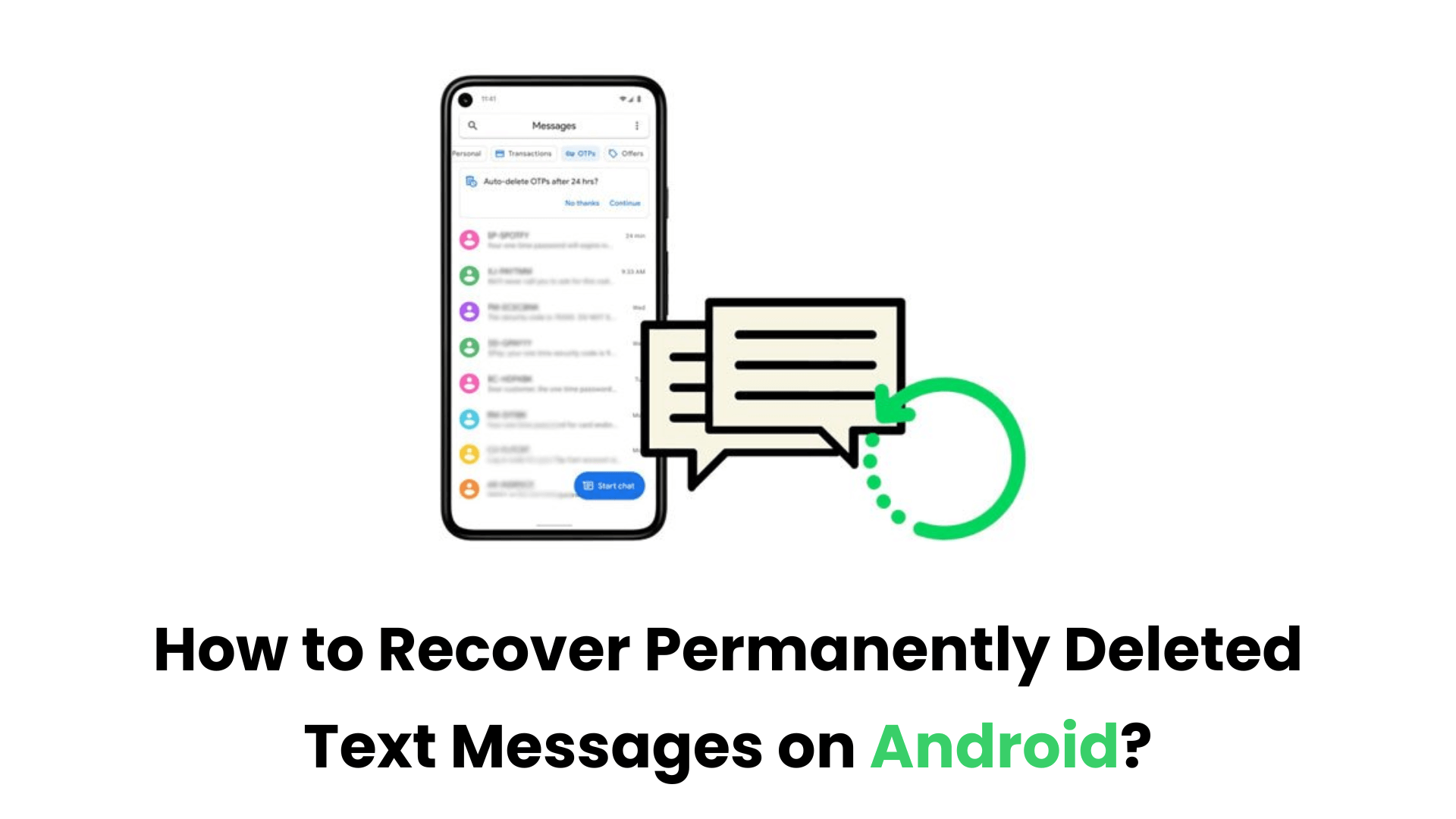 how to recover permanently deleted text messages on Android