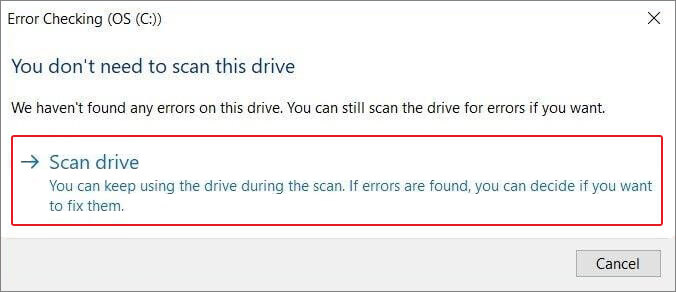 scan drive