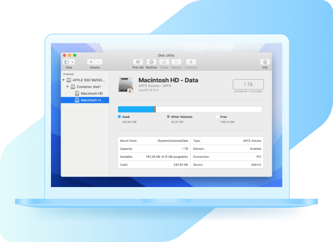 Repair Disk on Mac with Disk Utility