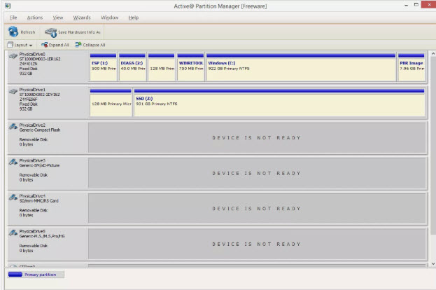 active partition manager