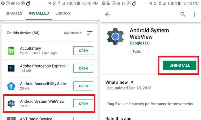 android system webview