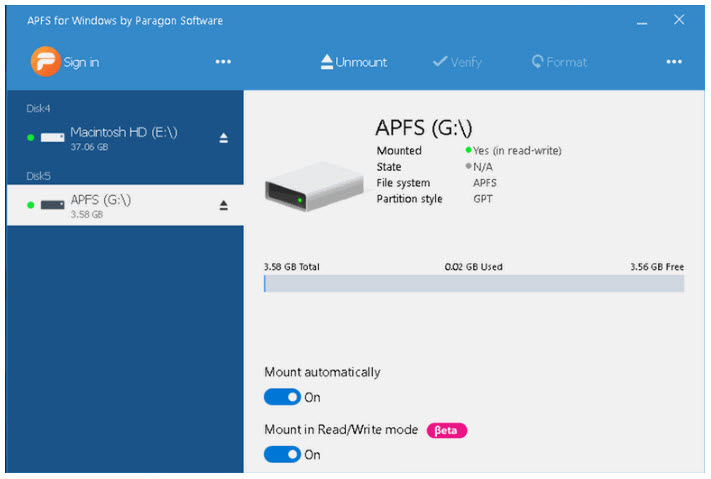 apfs for windows by paragon software