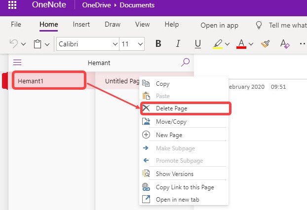 onenote recover deleted notebook