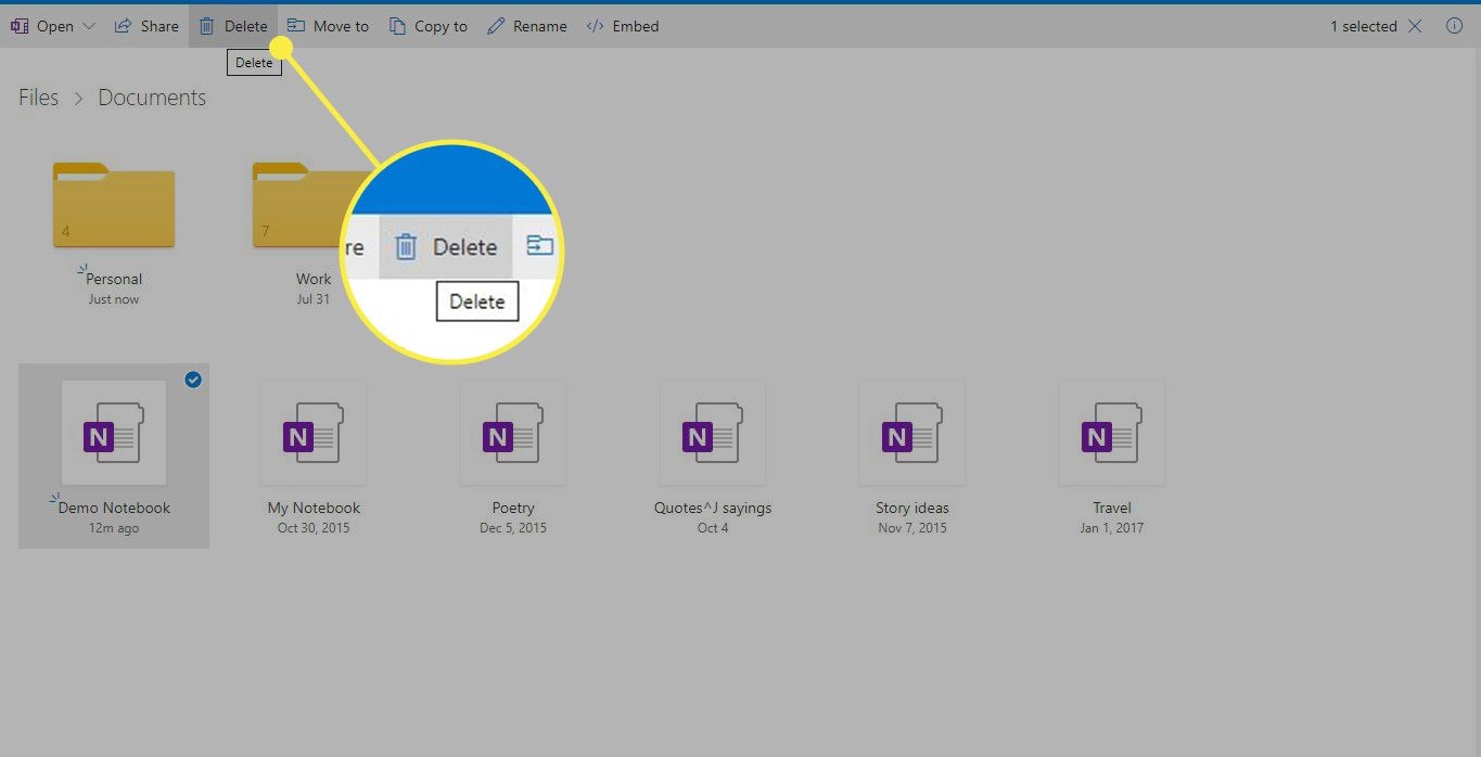 5 Methods To Delete A Notebook In OneNote
