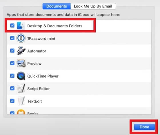 disable desktop documents folder