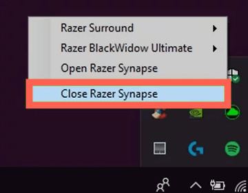 Stop Razer Synapse installer from running every time