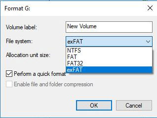 customize format options