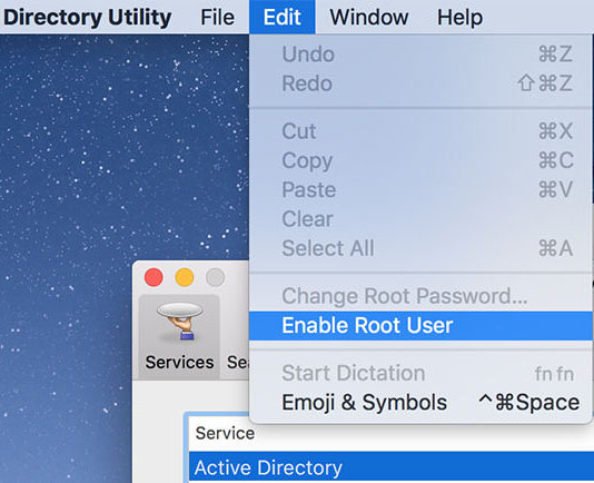 enable root user