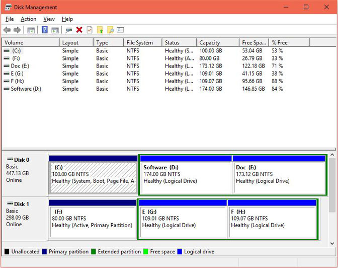 extract lost wordpad file with disk management 1