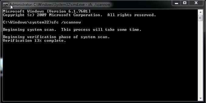 fix corrupted files with cmd1