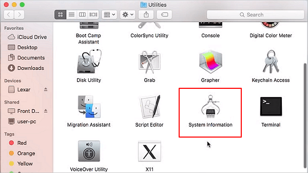 thumb drive not showing up mac