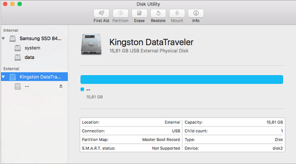 how to format usb drive macbook