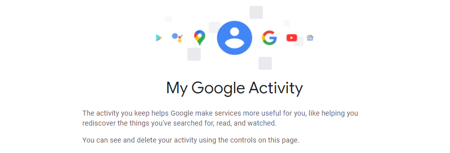 google my activity