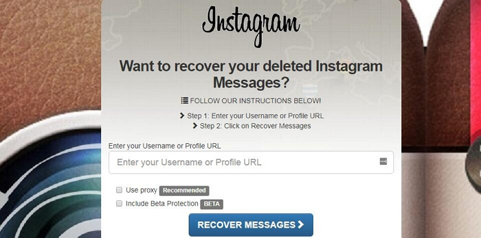 ins dm recovery online