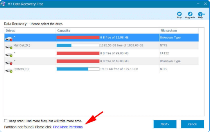 m3_data_recovery_select_location