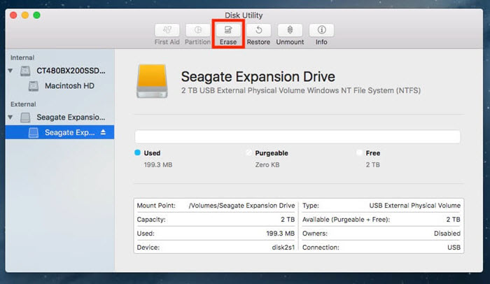 how to reformat a jump drive on a mac