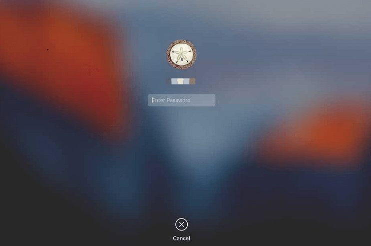 mac login screen