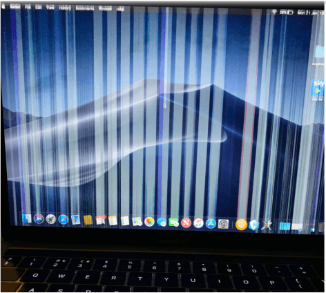 my macbook pro screen is glitching