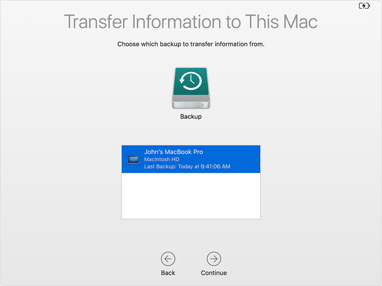 restore mac from external hard drive