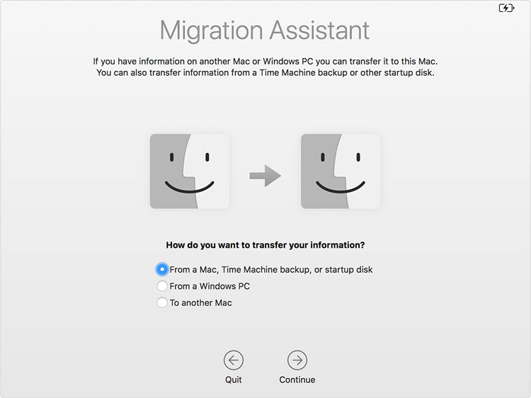 migration assistant