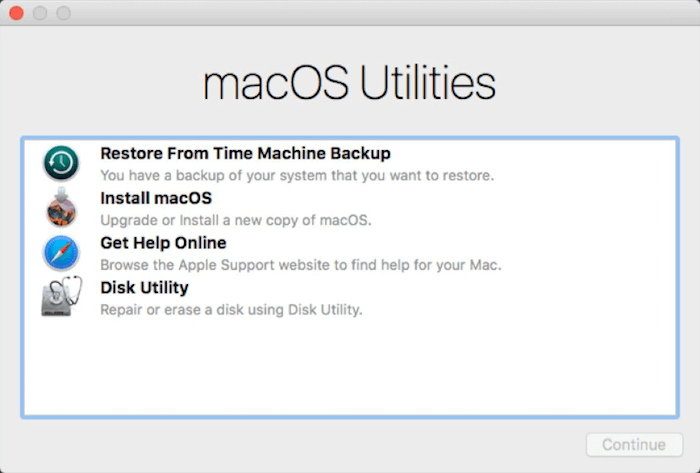 boot mac in recovery mode