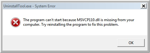 MSVCP110.dll Missing Error