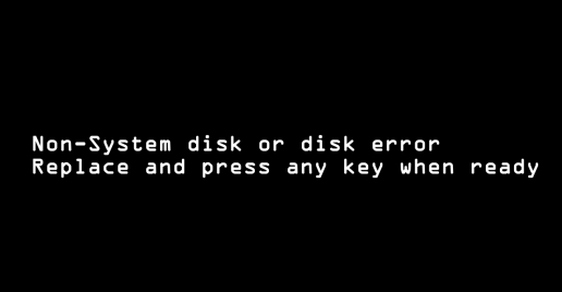 non system disk or disk error