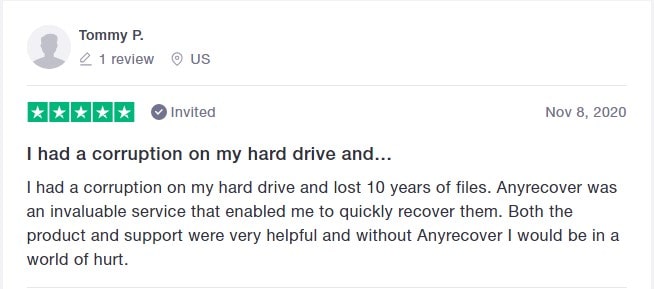 positive review of hard disk recovery