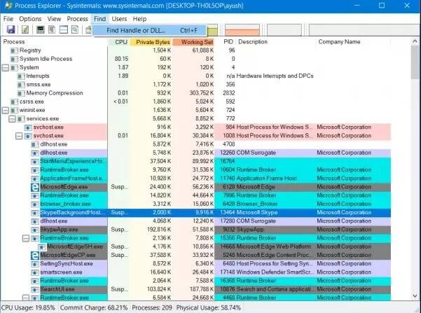 Process Explorer 17.05 for apple download