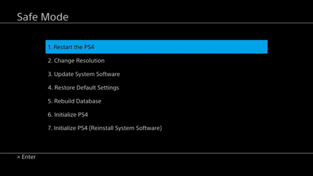initialize PS4