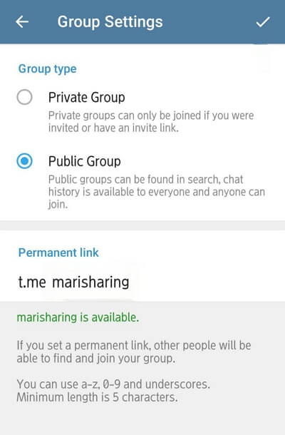 search telegram public group