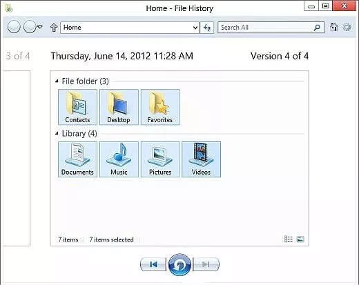 select folder