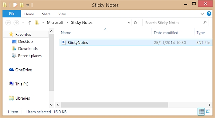 open deleted sticky notes via a text editor