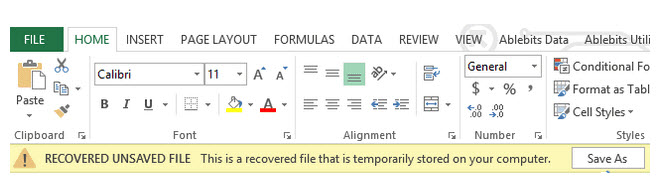 recover unsaved file