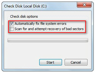 check disk local disk