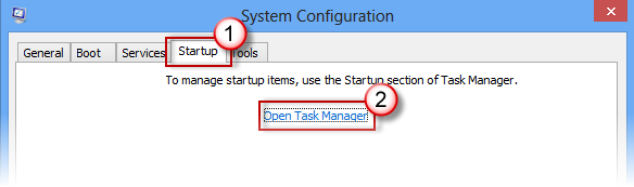 startup open task manager