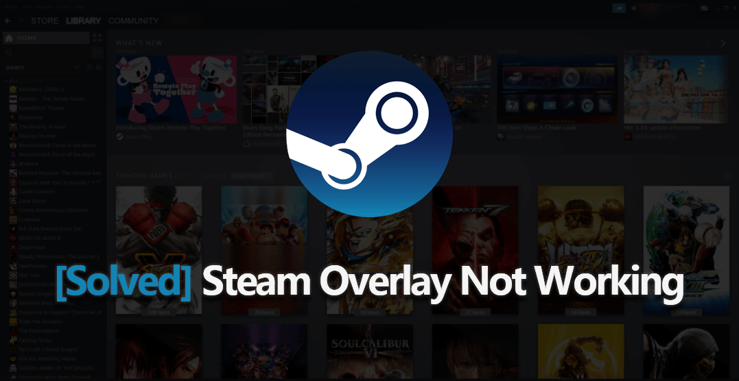 steam overlay not working