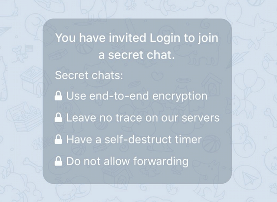 telegram plus secret chat